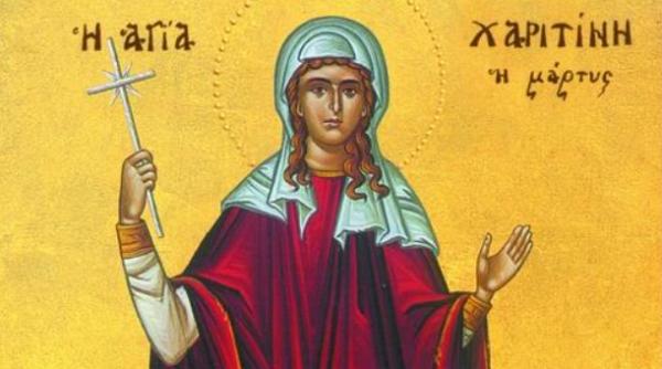 sfanta mucenita haritina sfanta bucuriei mare ajutatoare razboi minti gandurile sarbatorita 5 octombrie