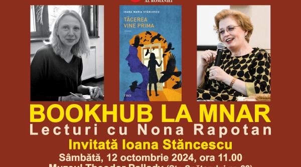 bookhub la mnar lecturi cu nona rapotan invitata ioana stancescu