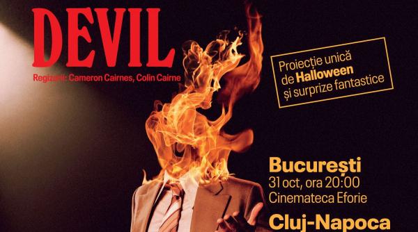 eveniment cinematografic de halloween proiectia unica late night with the devil la bucuresti cluj timisoara si sibiu