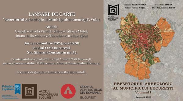 toate siturile arheologice din capitala intr un singur volum lansare de carte repertoriul arheologic al municipiului bucuresti vol 1