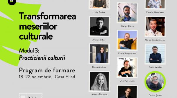 arcub anunta lansarea modulului iii practicienii culturii al programului de training transformarea meseriilor culturale