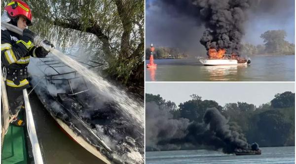 barca incendiu dunare