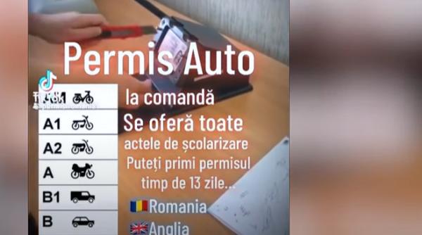 romanii cumpara permise false internet cat costa permis fals vandut escroci inchisoare