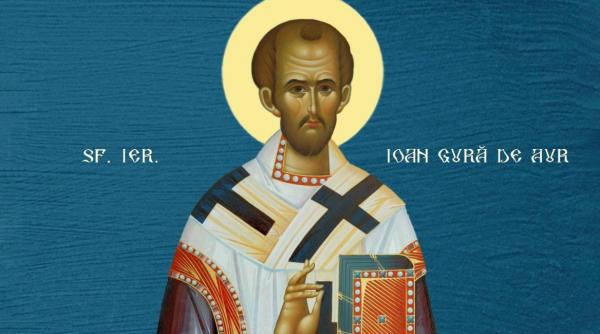 afantul ioan gura aur hrisostom sarbatoare 13 noiembrie rugaciune dascalul lumii