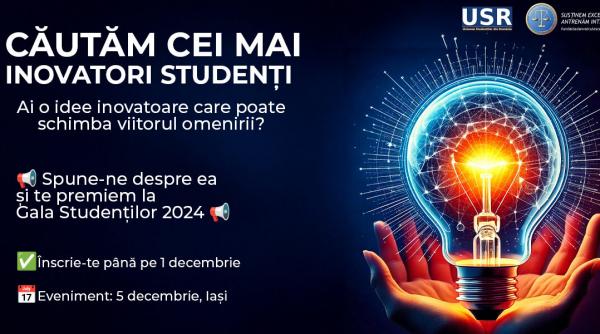 parteneriat de traditie fundatia dan voiculescu pentru dezvoltarea romaniei cauta idei inovatoare pentru a le premia la gala studentilor 2024