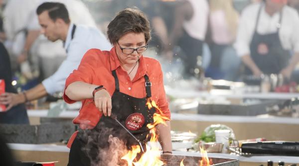 diseara se incing gratarele pe domeniul stirbey in bootcamp ul chefi la cutite