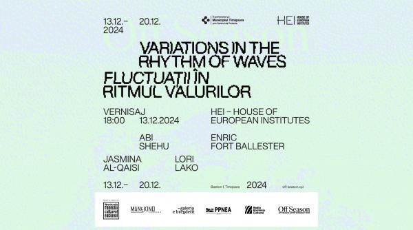 fluctuatii in ritmul valurilor variations in the rhythm of waves expozitie itineranta in cadrul programului international de rezidenta artistica off season