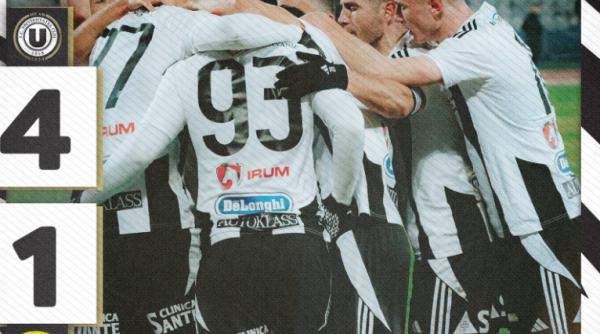 universitatea cluj batut 4 goluri petrolul ploiesti