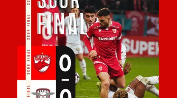 dinamo meci egal rapid