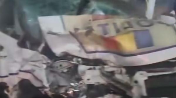 imagini video impact accident devastator trei politisti raniti grav borsa