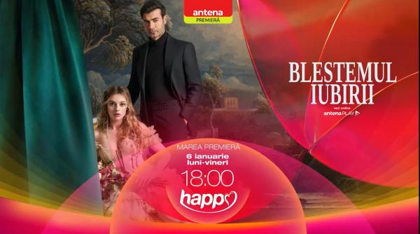 incepand din 6 ianuarie productia turceasca blestemul iubirii se vede la happy channel de luni pana vineri de la ora 18 00