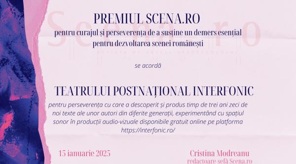 play rec discutie despre audio drama si decernarea premiului scena ro la galeria sac
