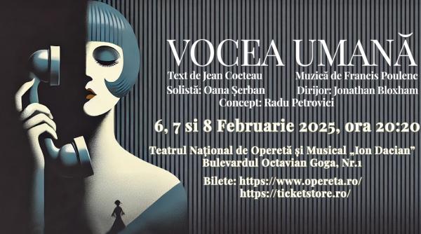 premiera operei la voix humaine de francis poulenc la teatrul national de opereta si musical ion dacian