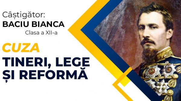 reforma inspirata de spiritul lui cuza fundatia dan voiculescu pentru dezvoltarea romaniei premiaza ideea inovatoare a unei tinere din ludus mures