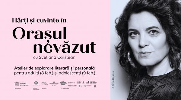 poeta svetlana carstean in orasul nevazut ateliere de explorare literara si personala pentru adulti si adolescenti