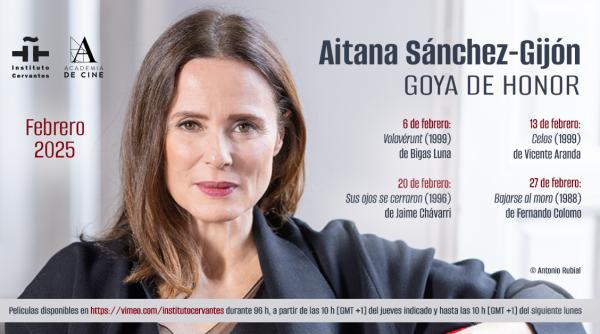 serie de filme online dedicata actritei aitana sanchez gijon laureata premiului goya de onoare 2025