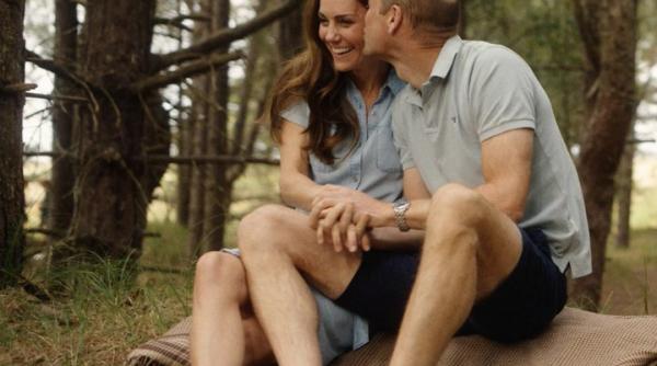 Prințul William și Kate au marcat Ziua Sfântului Valentin prin publicarea unei fotografii romantice