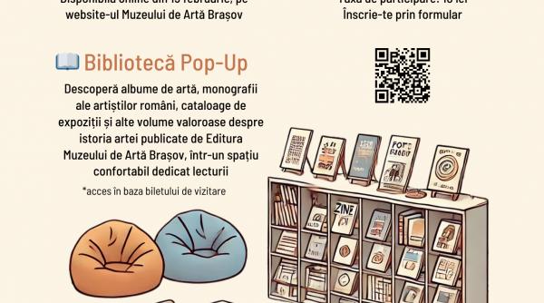 workshop creativ de zine biblioteca pop up si expozitie virtuala de ziua nationala a lecturii