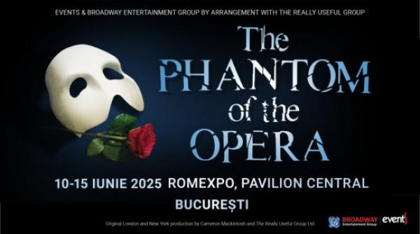 cel mai iubit musical din lume the phantom of the opera de andrew lloyd webber se joaca la bucuresti intre 10 si 15 iunie