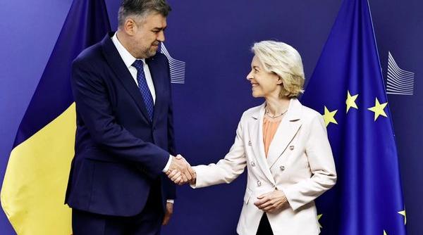 Ciolacu, întrevedere cu Ursula von der Leyen, pentru consultări privind renegocierea PNRR