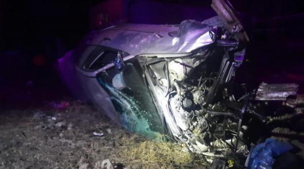 masina rasturnata cluj alunis accident