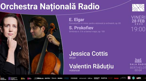doi invitati de top la sala radio dirijoarea jessica cottis si violoncelistul valentin radutiu