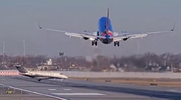 avion aproape ciocnire aeroport chicago tragedie evitata