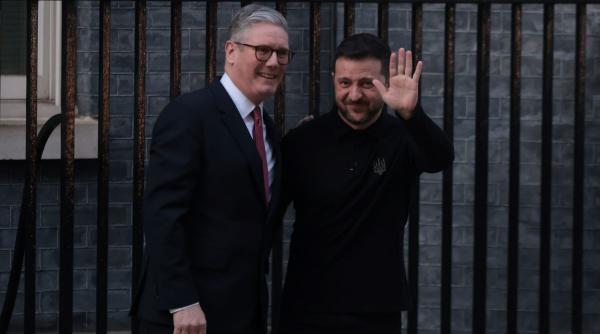 premierul britanic keir starmer volodimir zelenski downing street