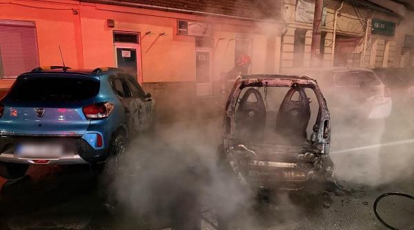 masini distruse incendiu cluj napoca