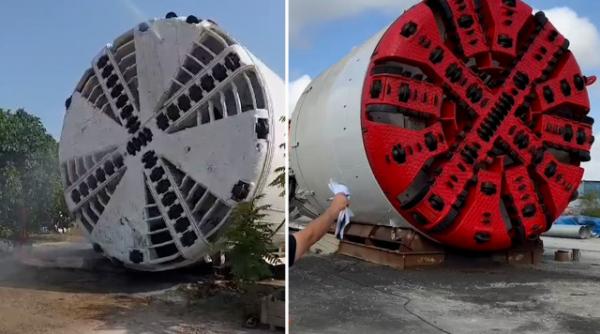 cum va arata cartita gigant care va sapa metroul gara de nord otopeni