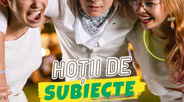 de astazi sunt disponibile online biletele pentru hotii de subiecte