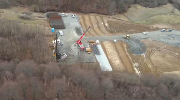 a1 sibiu pitesti 300 muncitori lucreaza intens