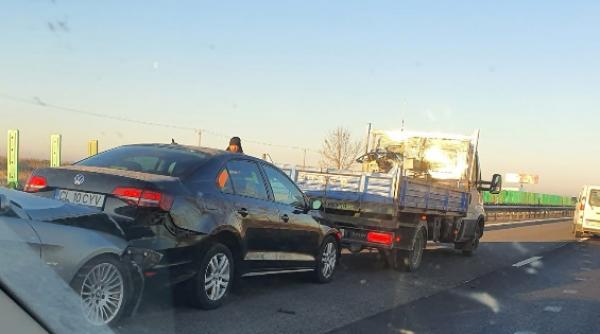 accident lant 5 masini a2 trafic blocat 5 victime calarasi