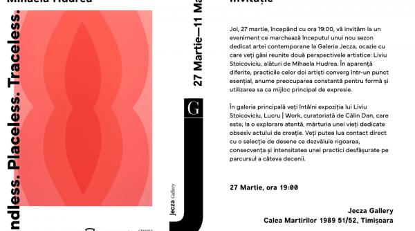 galeria jecza deschide sezonul expozitional 2025 cu o dubla vernisare semnata mihaela hudrea si liviu stoicoviciu