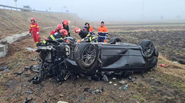 morman fiare barbat murit rasturnat masina radauti