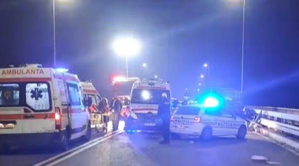 accident cinci victime pod calafat masina intrat camion lemne