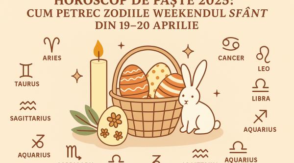 horoscop de paste 2025 cum petrec zodiile weekendul sfant din 19 20 aprilie 2025