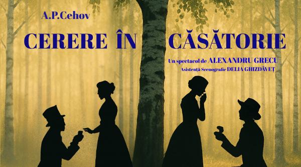cerere in casatorie de cehov o noua productie teatrul stela popescu in premiera pe scena de la excelsior