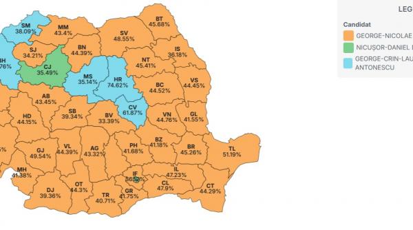 scoruri alegeri scrutin prezidentiale