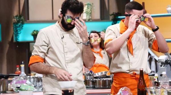chef richard si chef sautner se dueleaza n amulete la battle ul de diseara ochelarii speciali aduc confuzie in bucataria chefi la cutite