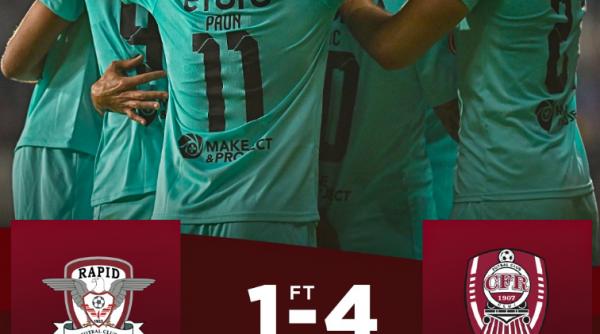 superliga cfr cluj a batut rapid fara drept de apel