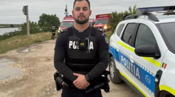 un politist s a aruncat in canalul dunare marea neagra pentru a salva un copil