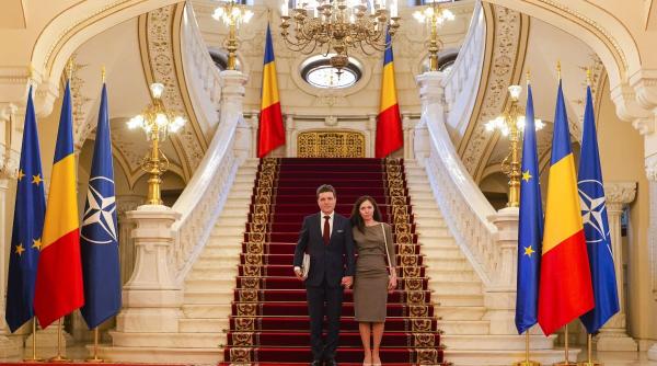 familia nicusor dan ceremonia investire palatul cotroceni