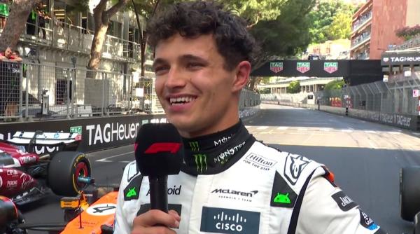 pilotul lui mclaren lando norris a castigat cursa marelui premiu de la monaco cursa de formula 1 transmisa in direct de antena 1 lider de audienta