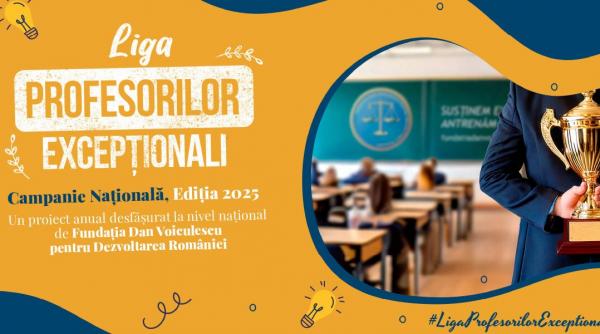 liga profesorilor exceptionali a fundatiei dan voiculescu pentru dezvoltarea romaniei sute de inscrieri sute de povesti care inspira