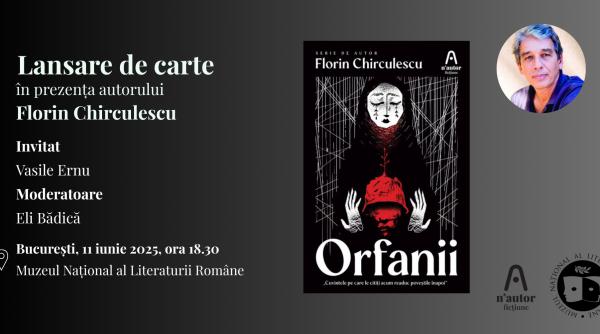 editura nemira lansarea romanului orfanii de florin chirculescu