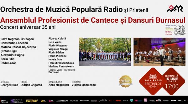 35 de ani pentru ansamblul de cantece si dansuri burnasul aniversati la sala radio