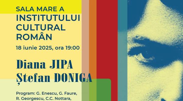 universul enescu evocat intr un recital cameral la icr de violonista diana jipa si pianistul stefan doniga