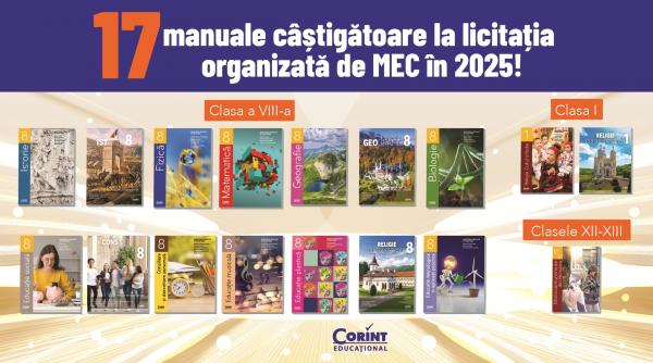 editura corint din nou in fruntea educatiei romanesti 17 manuale aprobate pentru anul scolar 2025 2026