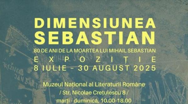 expozitia dimensiunea sebastian 80 de ani de la moartea scriitorului mihail sebastian 1907 1945